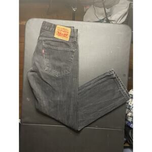 Levis 505 Black Jeans 31x30